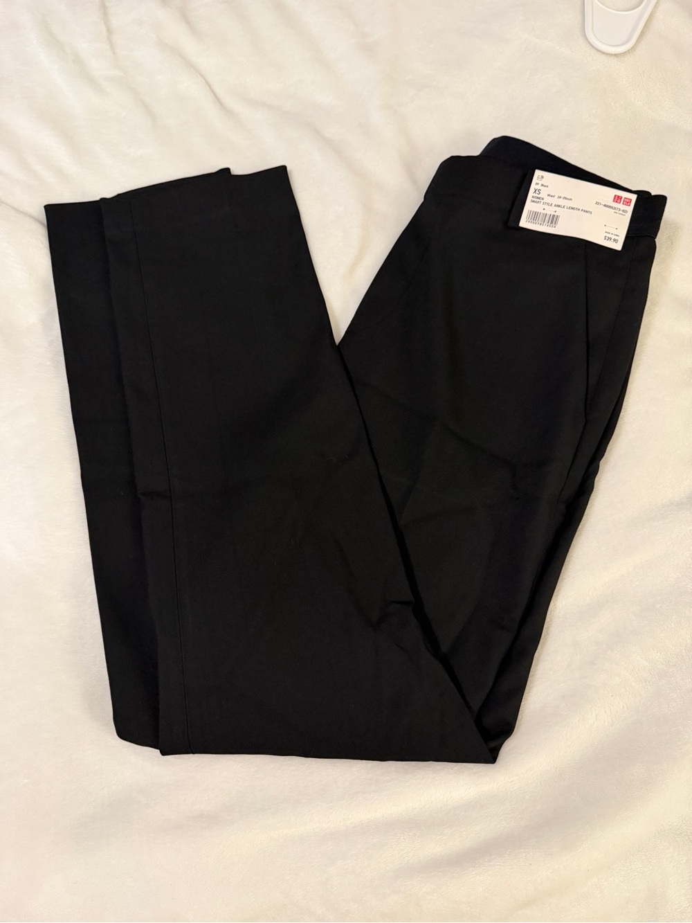 Uniqlo Women’s Black Straight Leg Pants - Slim Tailored Fit
